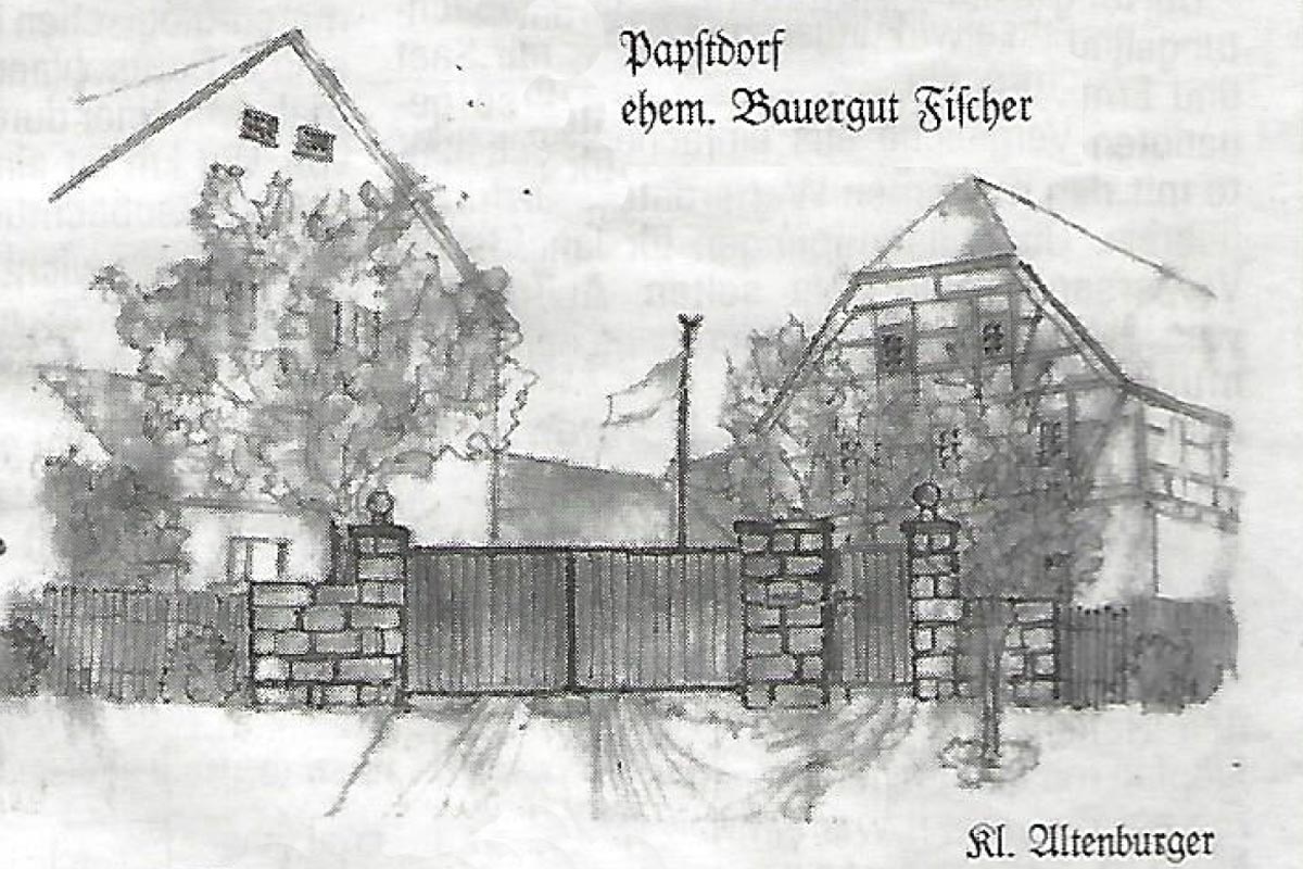 Alter Gutshof Papstdorf – Ansicht von Kl. Altenburger Alter Gutshof Papstdorf - Ansicht von Kl. Altenburger