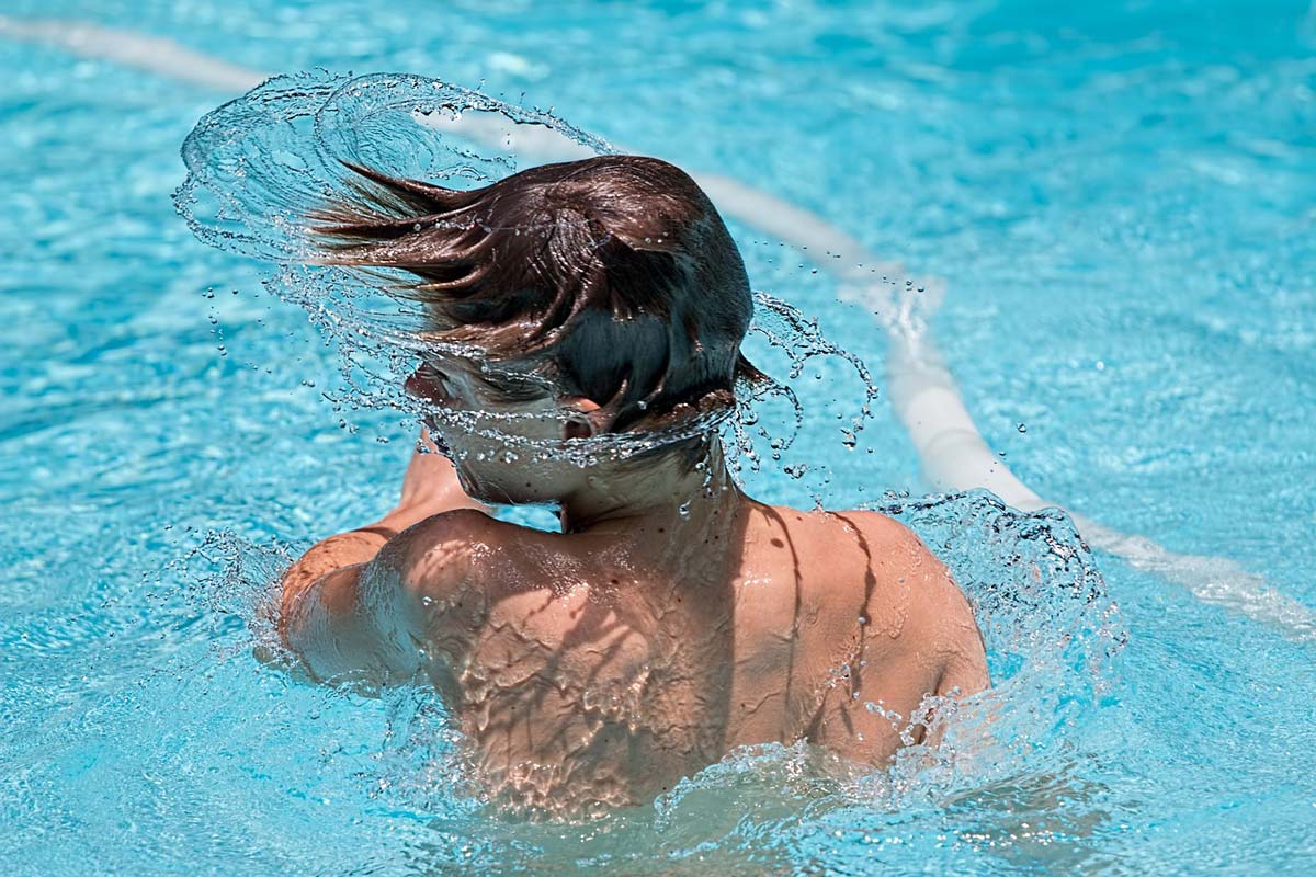 Badespass im Schwimmbad