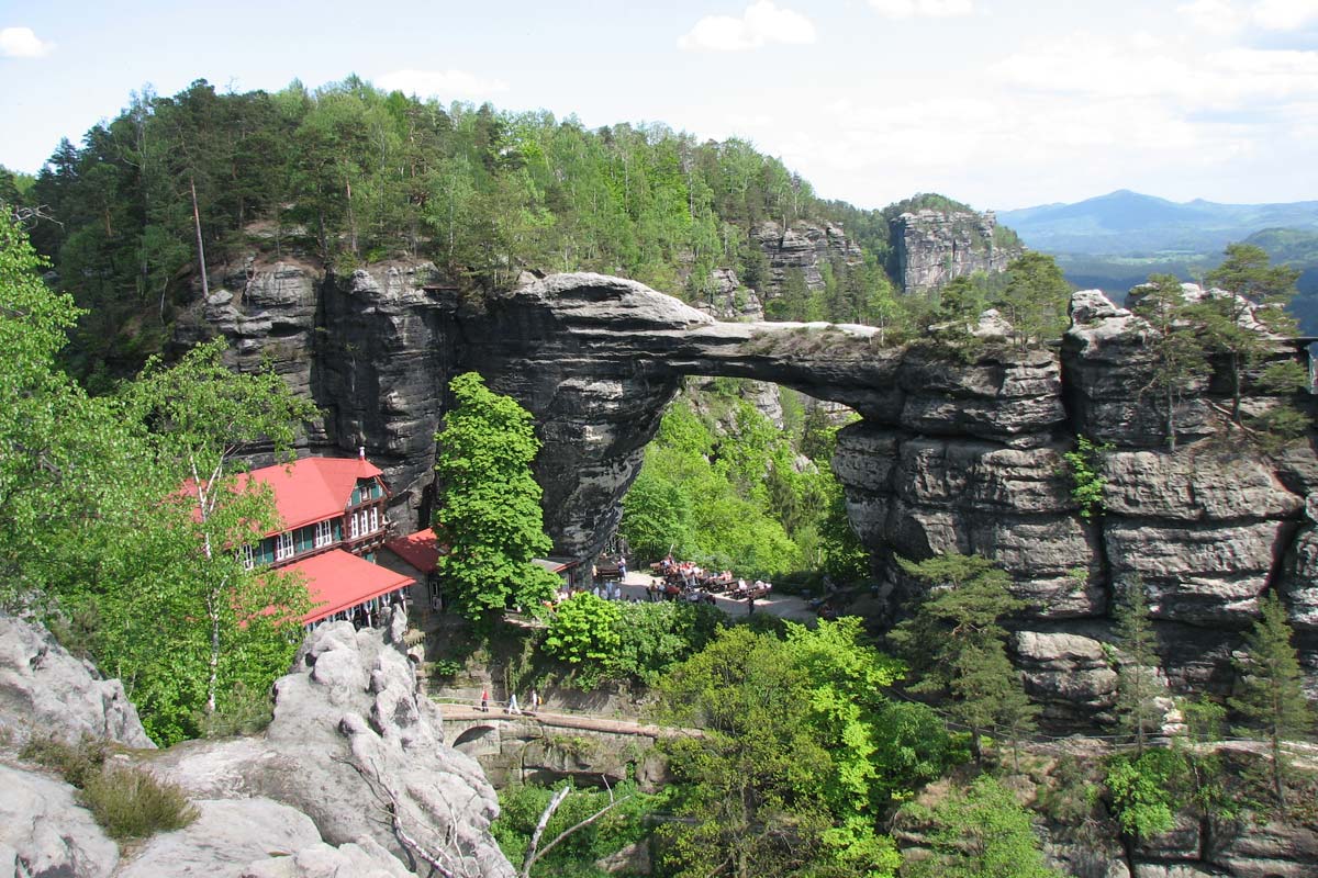 Prebischtor in der Böhmischen Schweiz